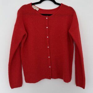 Sézane Gaspard Cardigan, Red, Size M
